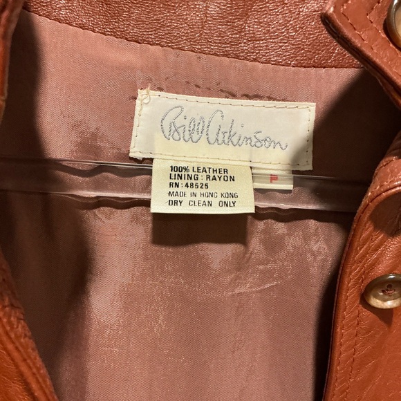 Bill Atkinson Vintage Leather Jacket Size:P - Picture 2 of 10